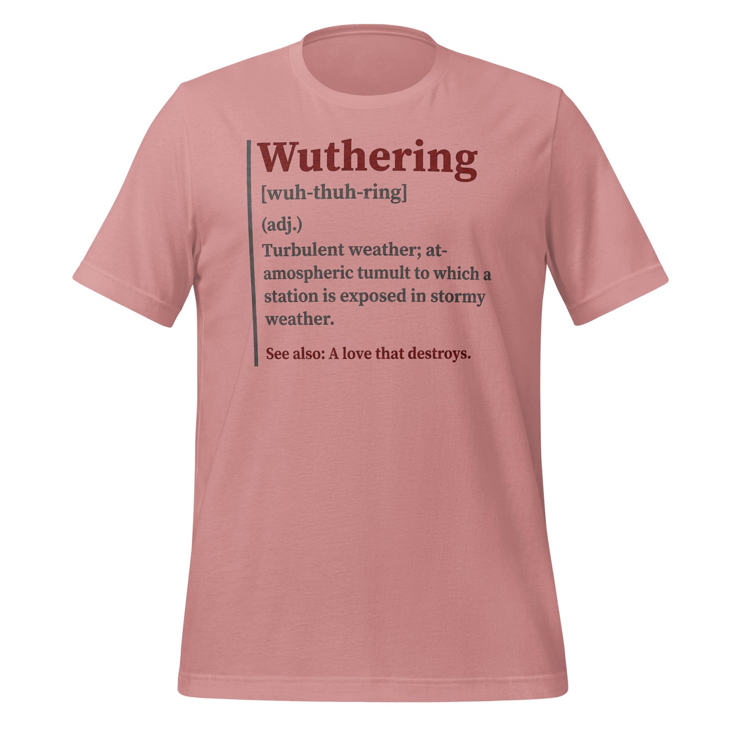 Wuthering Definition Graphic Tee Wuthering Heights Shirt