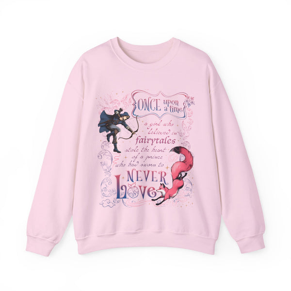 Fox & Archer Sweatshirt in Light Pink