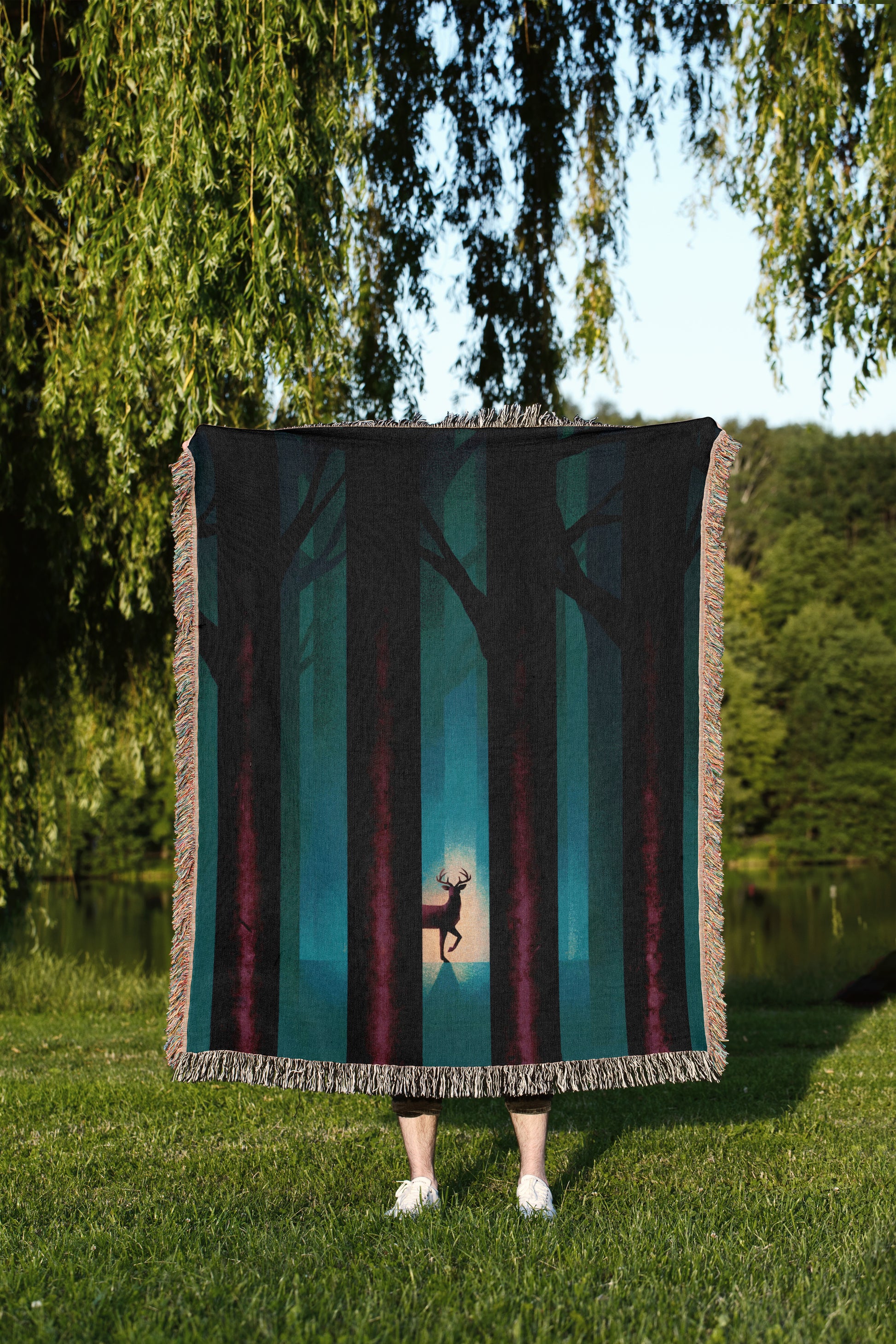 The Assassin's Blade Woven Blanket - MagicMerchEmporium