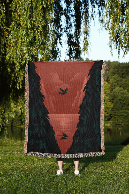 Heir of Fire Woven Throw Blanket