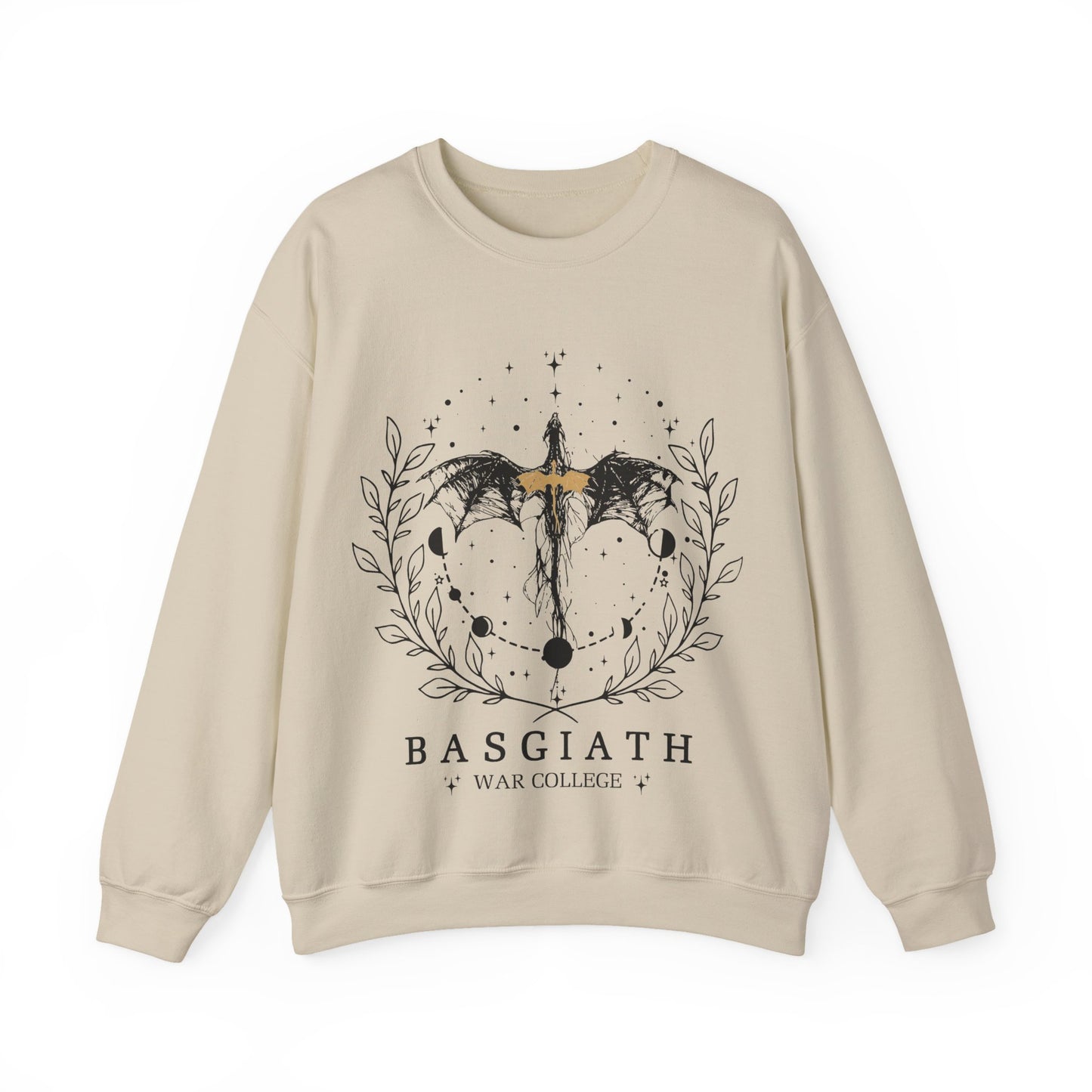 Fourth Wing "Basgiath War College" Dragon Sweatshirt - MagicMerchEmporium