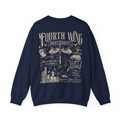 "Fourth Wing - Rider's Quadrant Sweatshirt - MagicMerchEmporium