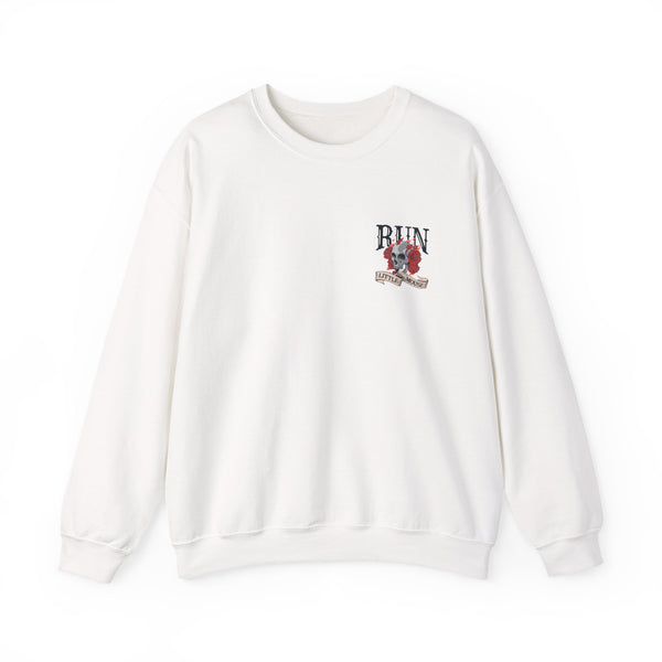 Run Little Mouse Dark Romance Sweatshirt in White