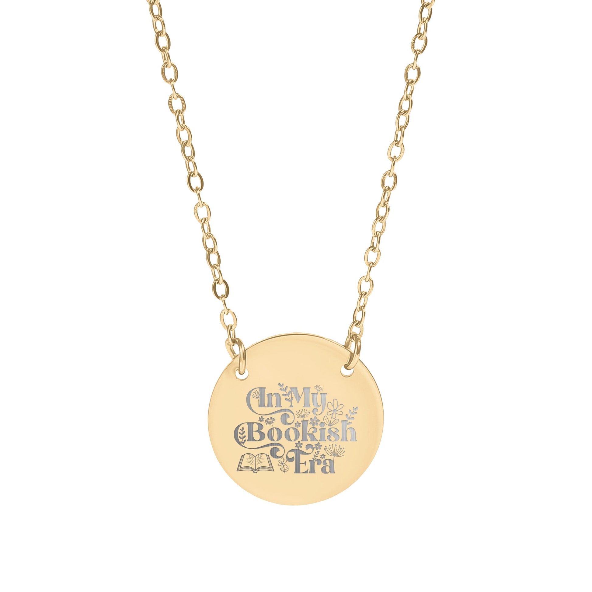 In My Bookish Era Necklace Featuring Elegant Design