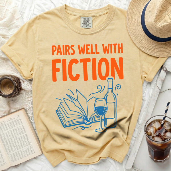 Pairs Well With Fiction Tee in Butter