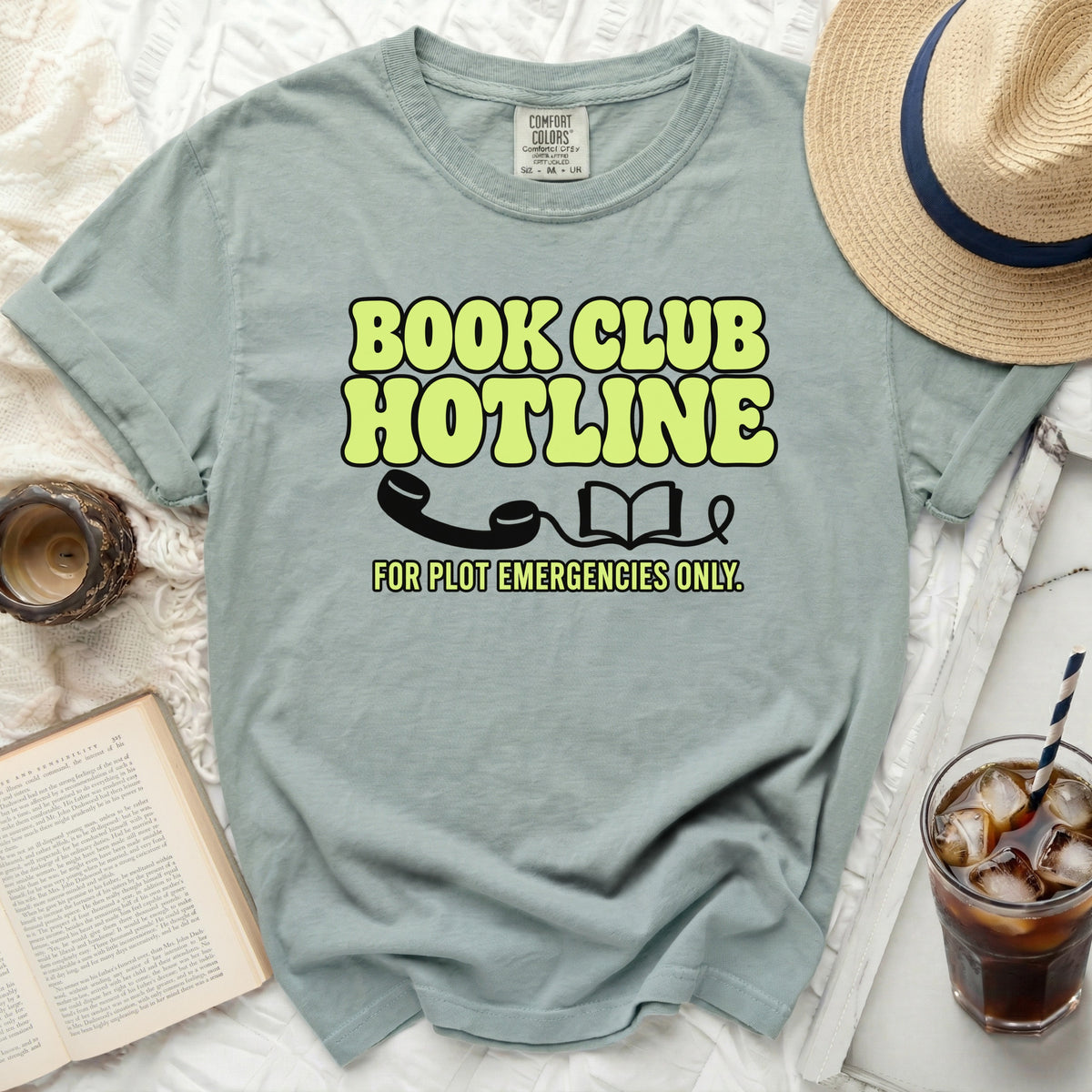 Book Club Hotline Tee