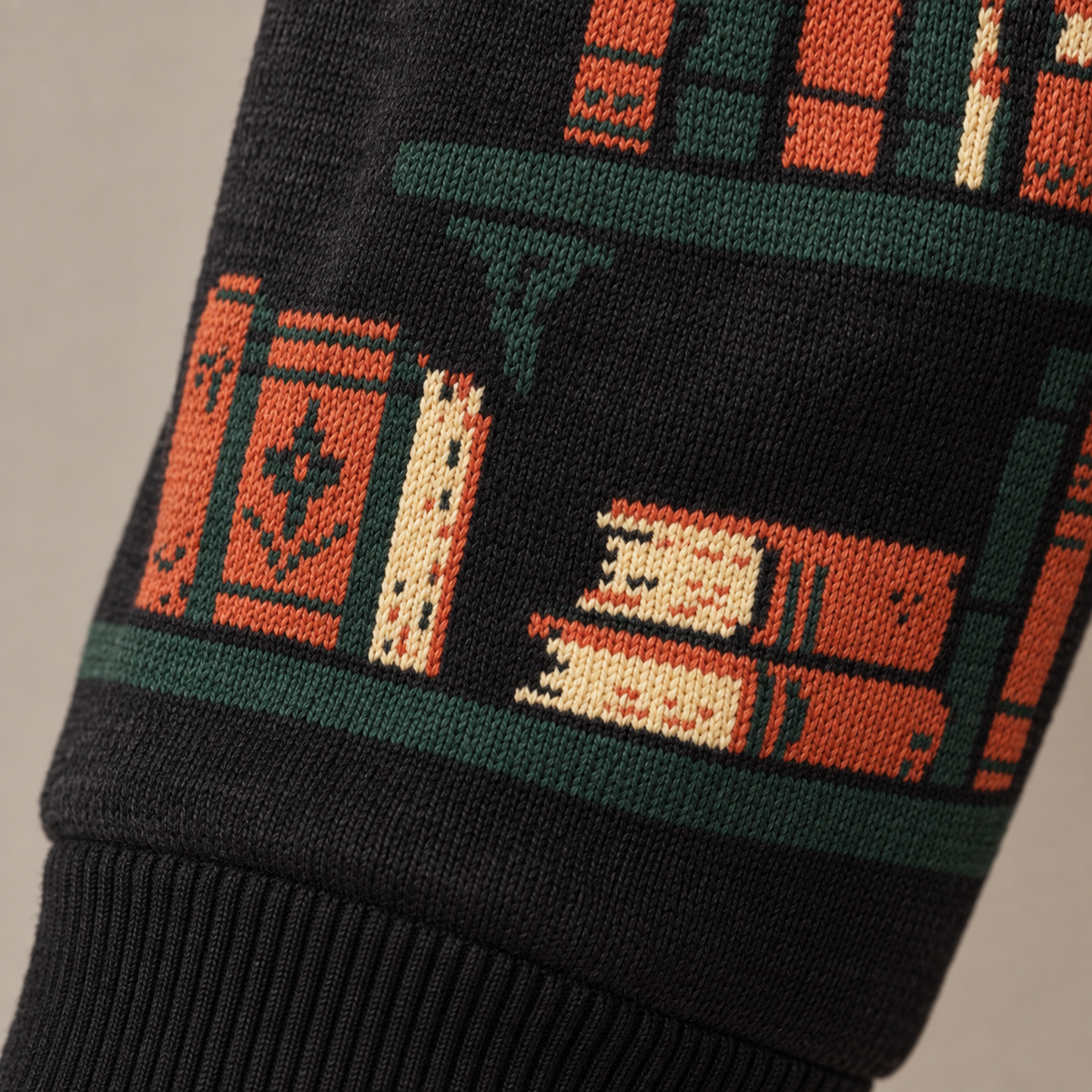 Lehabah’s Library Knitted Sweater