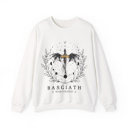 Fourth Wing "Basgiath War College" Dragon Sweatshirt - MagicMerchEmporium