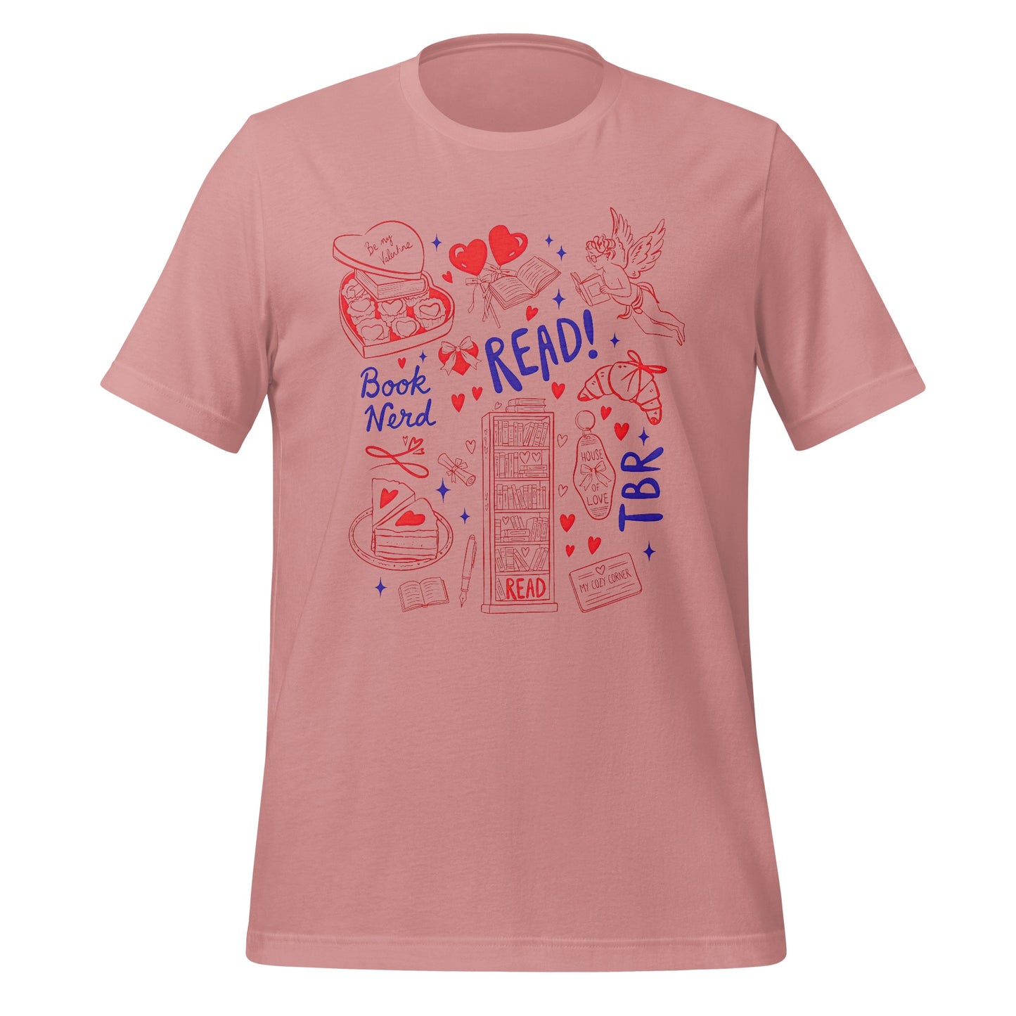 Book Nerd READ TBR Design T-Shirt