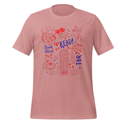Book Nerd READ TBR Design T-Shirt