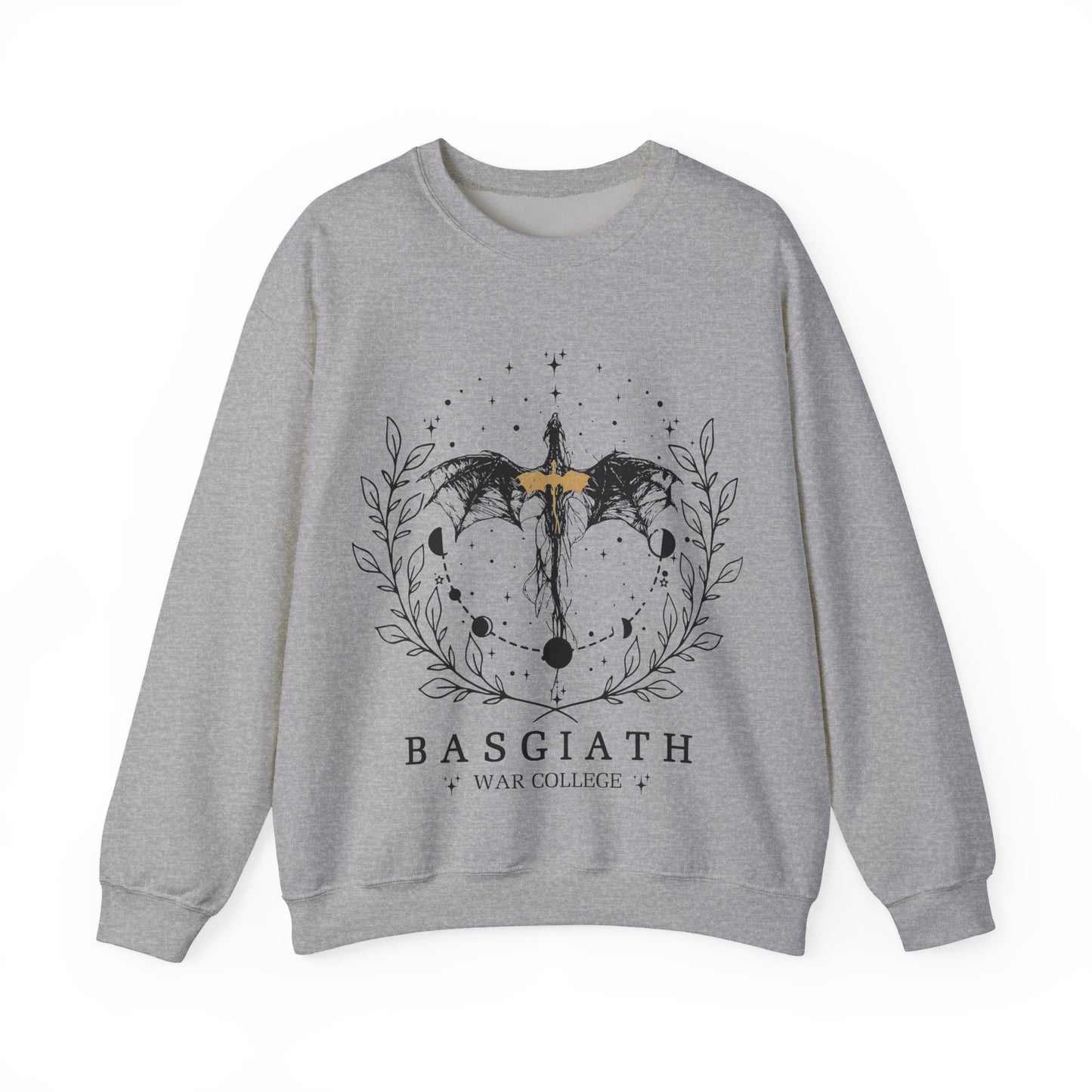 Fourth Wing "Basgiath War College" Dragon Sweatshirt - MagicMerchEmporium