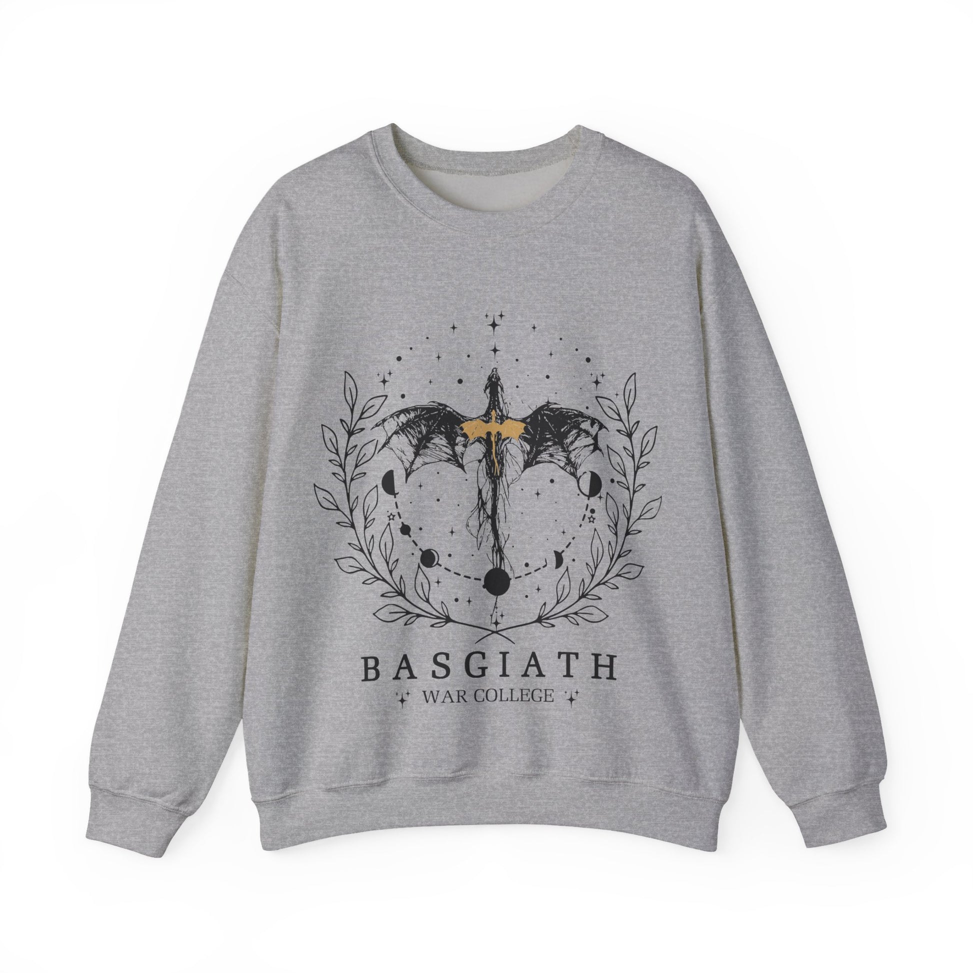 Fourth Wing "Basgiath War College" Dragon Sweatshirt - MagicMerchEmporium