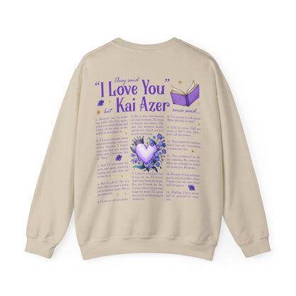 Kai Azer “I Love You” Sweatshirt