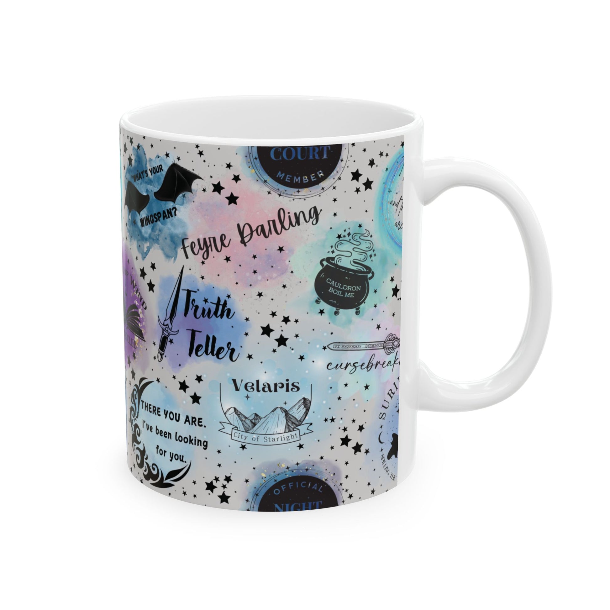 Feyre’s Cosmic Adventure Mug - MagicMerchEmporium