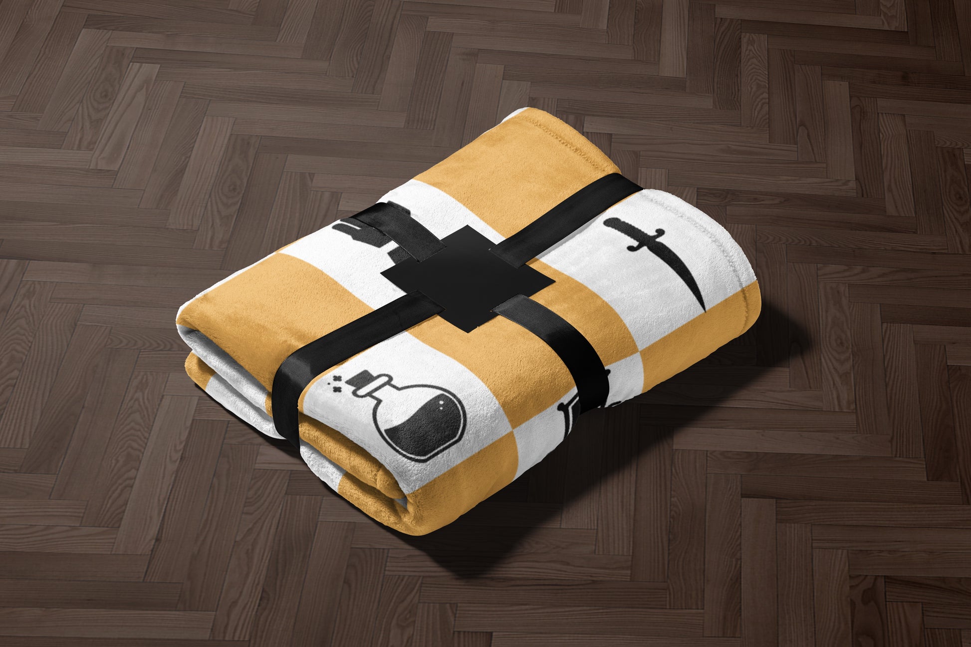 Cozy Chic Blanket with Unique Modern Graphic Design