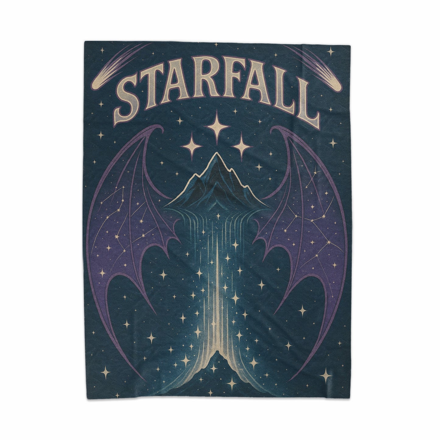 Starfall Space-Themed Cosmic Pattern Blanket