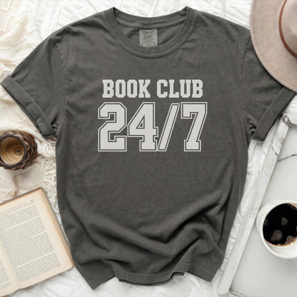 Book Club 24/7 Tee