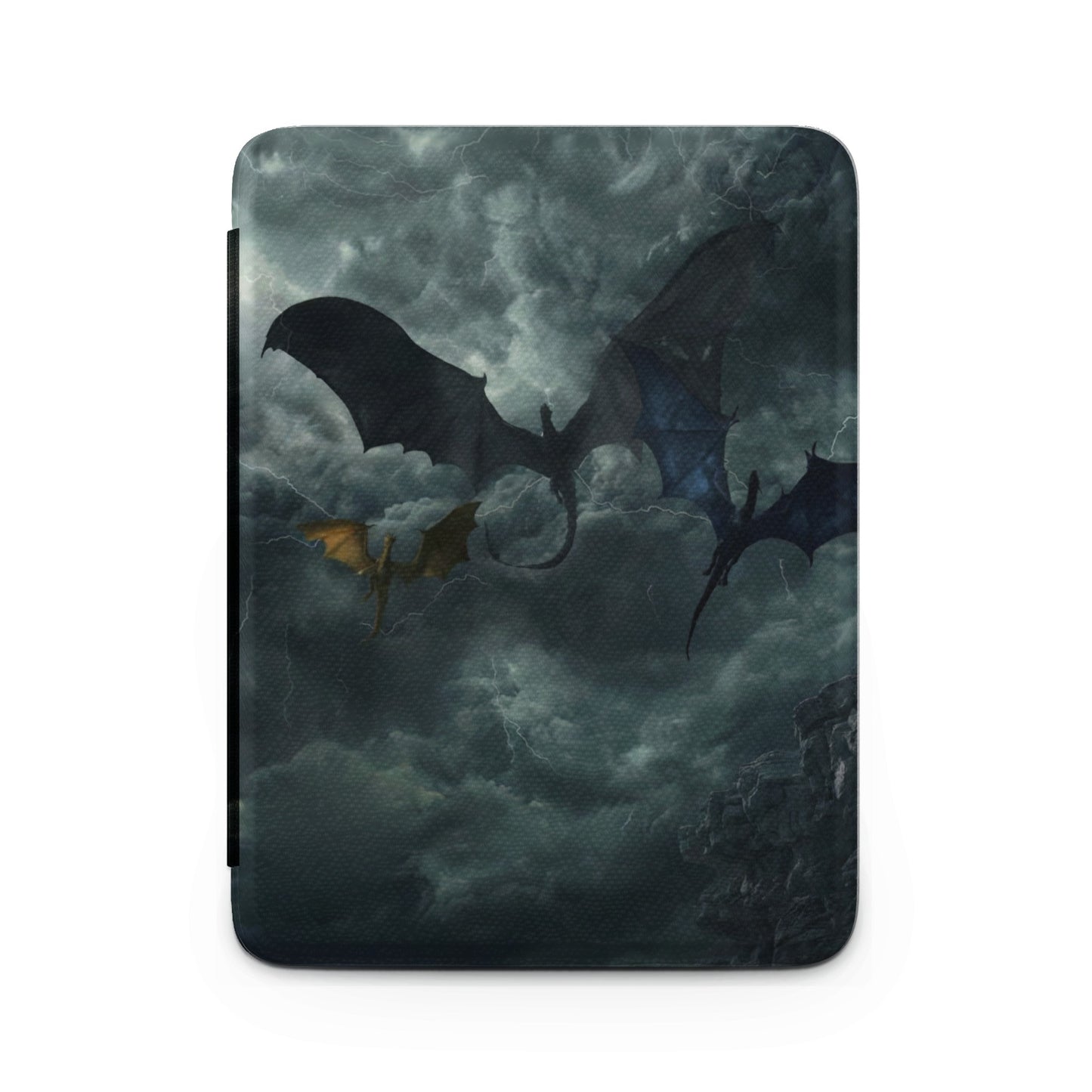 Three dragons dark clouds lightning fantasy product type