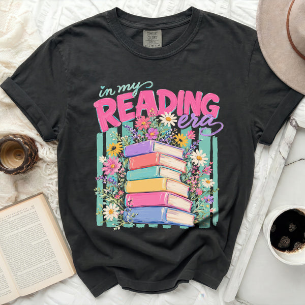 Reading Era Tee in Black