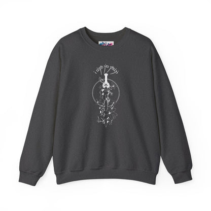 Elvish Sword and Floral Sweatshirt