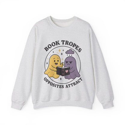 Book Tropes Opposites Attract Sweatshirt