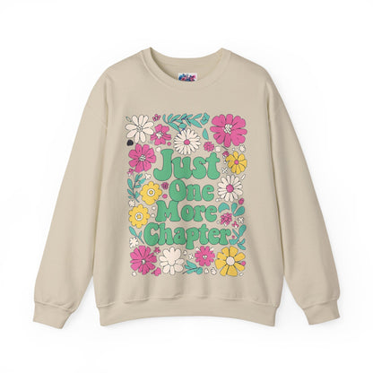 Just One More Chapter Flower Sweatshirt