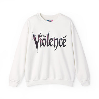 "Violence" Graphic Sweatshirt - MagicMerchEmporium