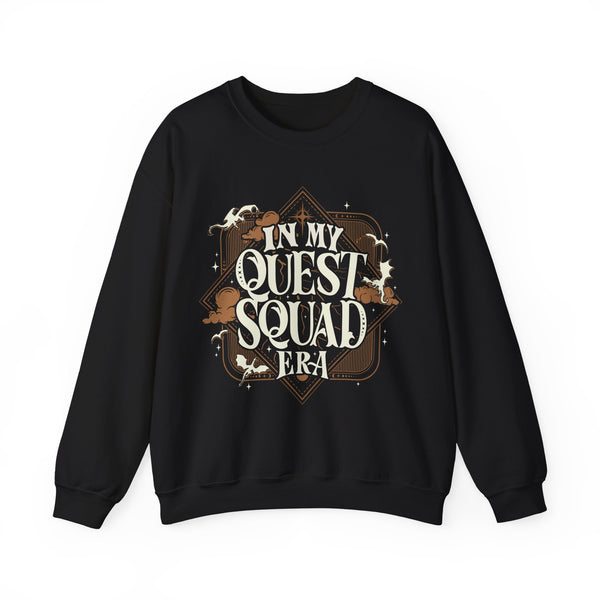 In My Quest Squad Era Sweatshirt in Black