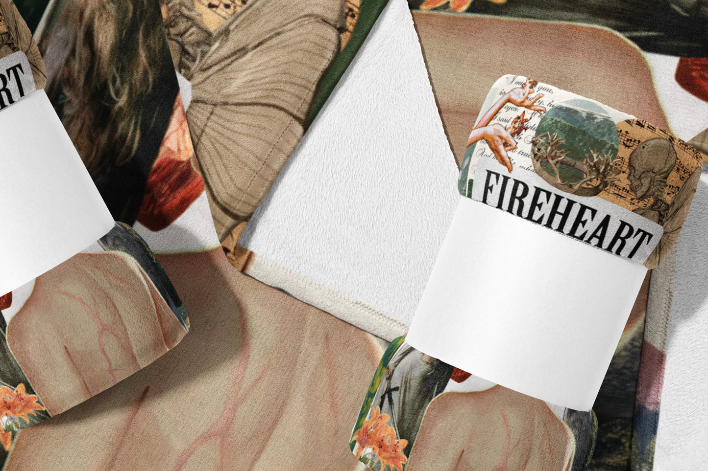 FIREHEART Artistic Bed Sheet Set for Unique Bedroom