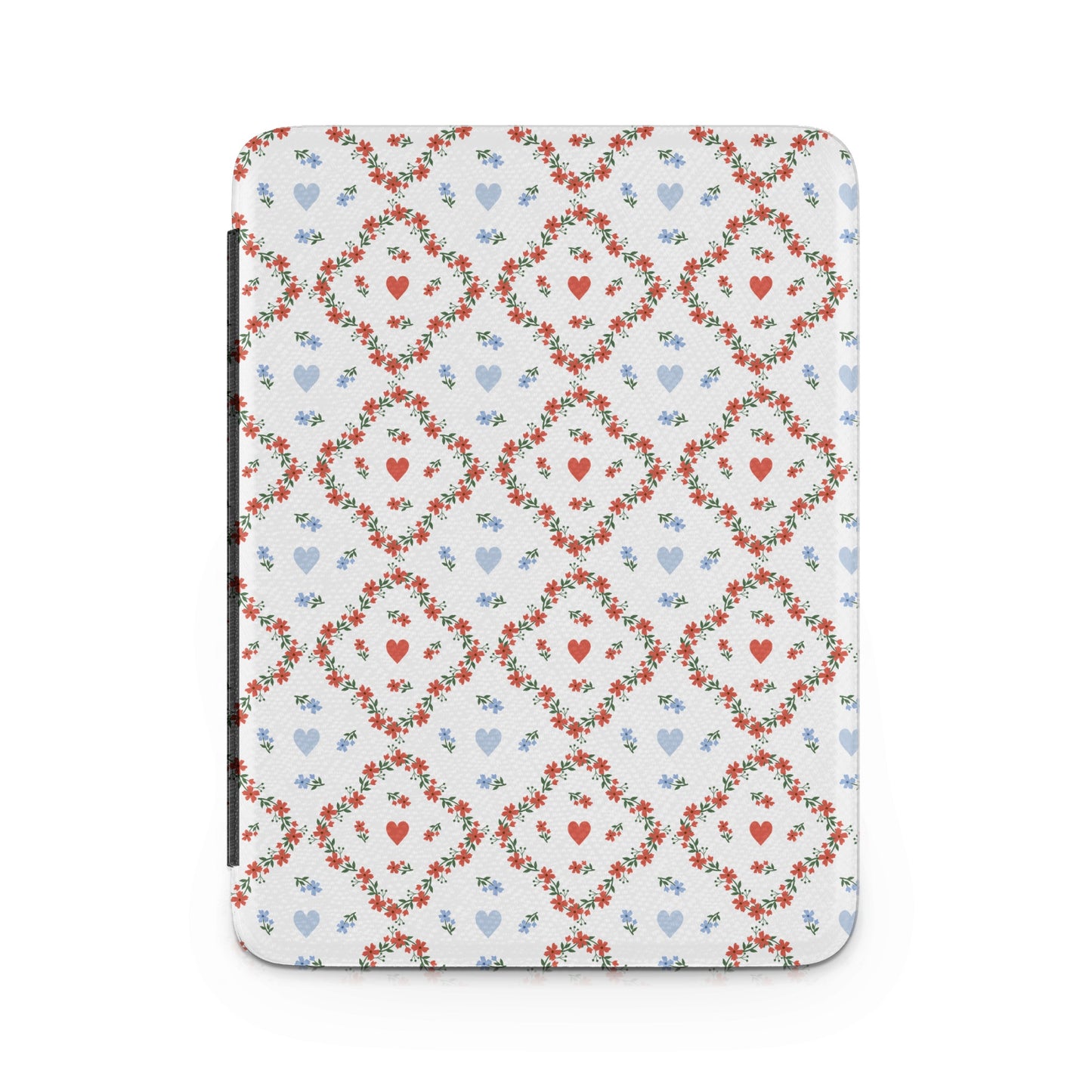 Floral and Heart Patterned Protective Case Cover