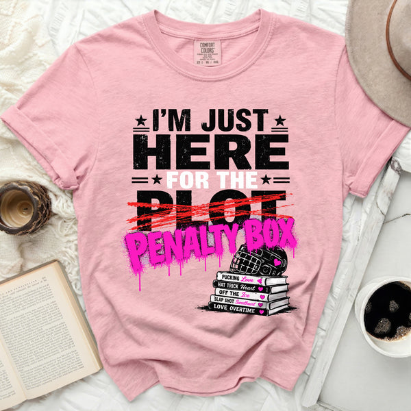 Penalty Box Drama Hockey Tee in Blossom