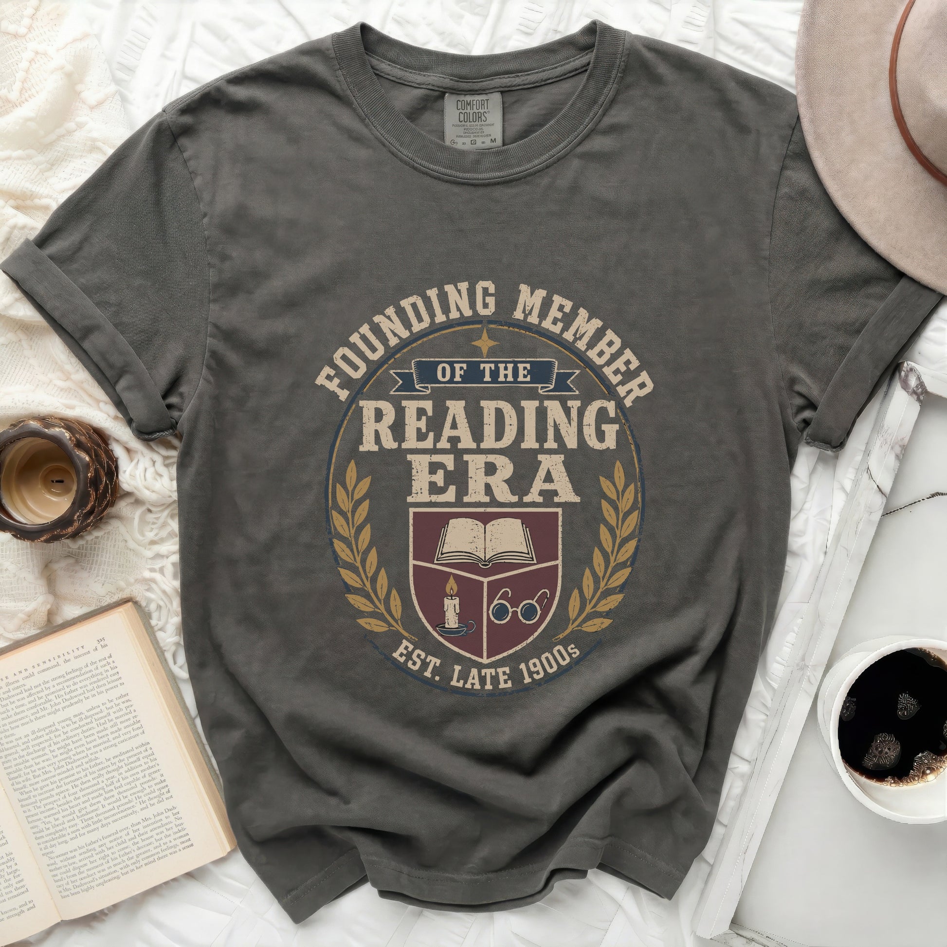 Founding Member of the Reading Era Est. Late 1900s graphic t-shirt.