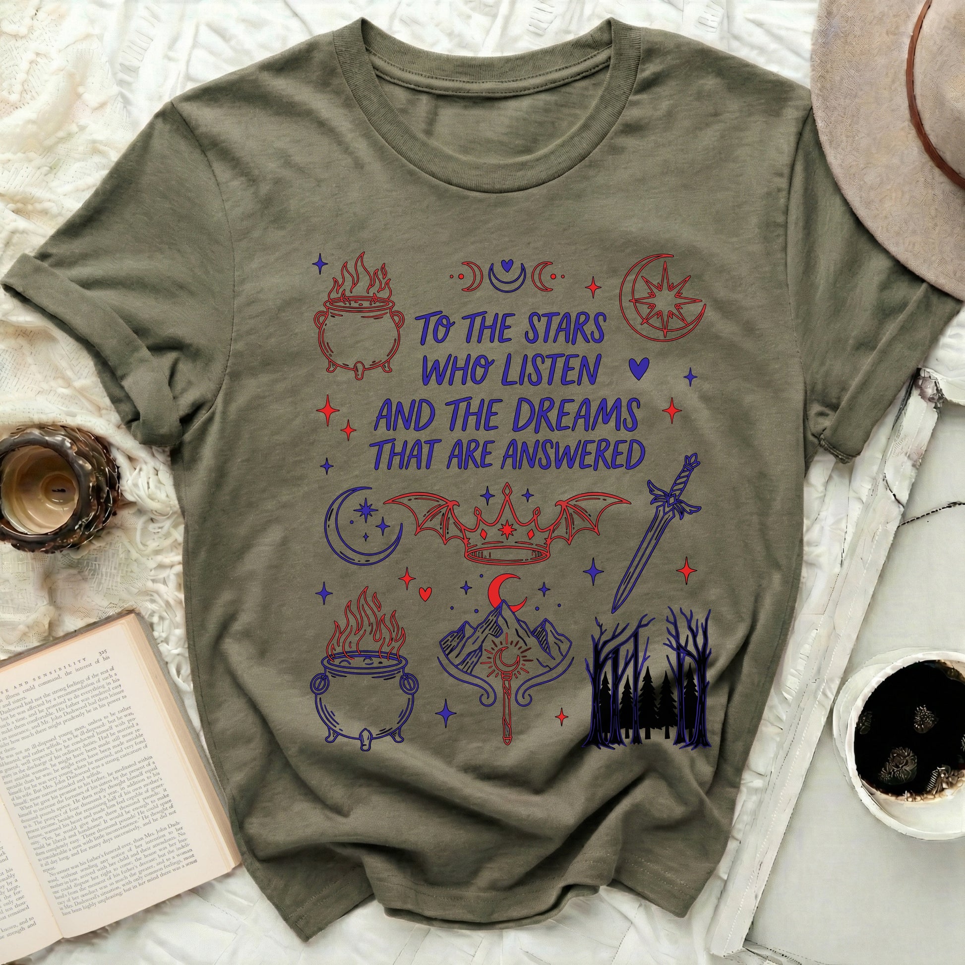TO THE STARS WHO LISTEN AND THE DREAMS THAT ARE ANSWERED product type
Stars
Dreams
Celestial
Magic
Fantasy
Mystical
Moon
Cauldron
Crown
Sword
Mountains
Forest
Heart
Witchy
Goth
Esoteric
Spiritual
Cosmos
Nature
Enchanted