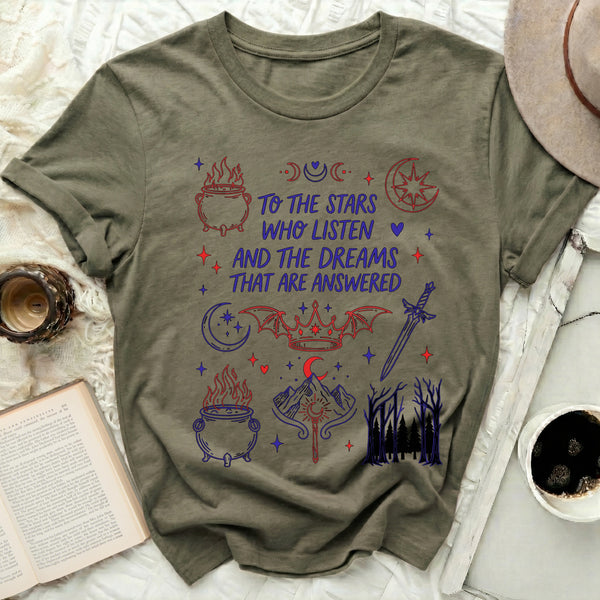 Velaris Symbols Statement Tee in Military Green