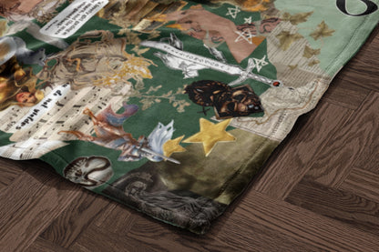 Nostalgic Fantasy Themed Blanket for Cozy Moments