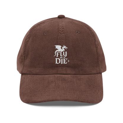 Fly or Die - Vintage Corduroy Cap