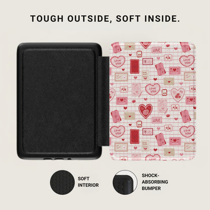 Love-Themed Shock-Absorbing Bumper Soft Interior Case