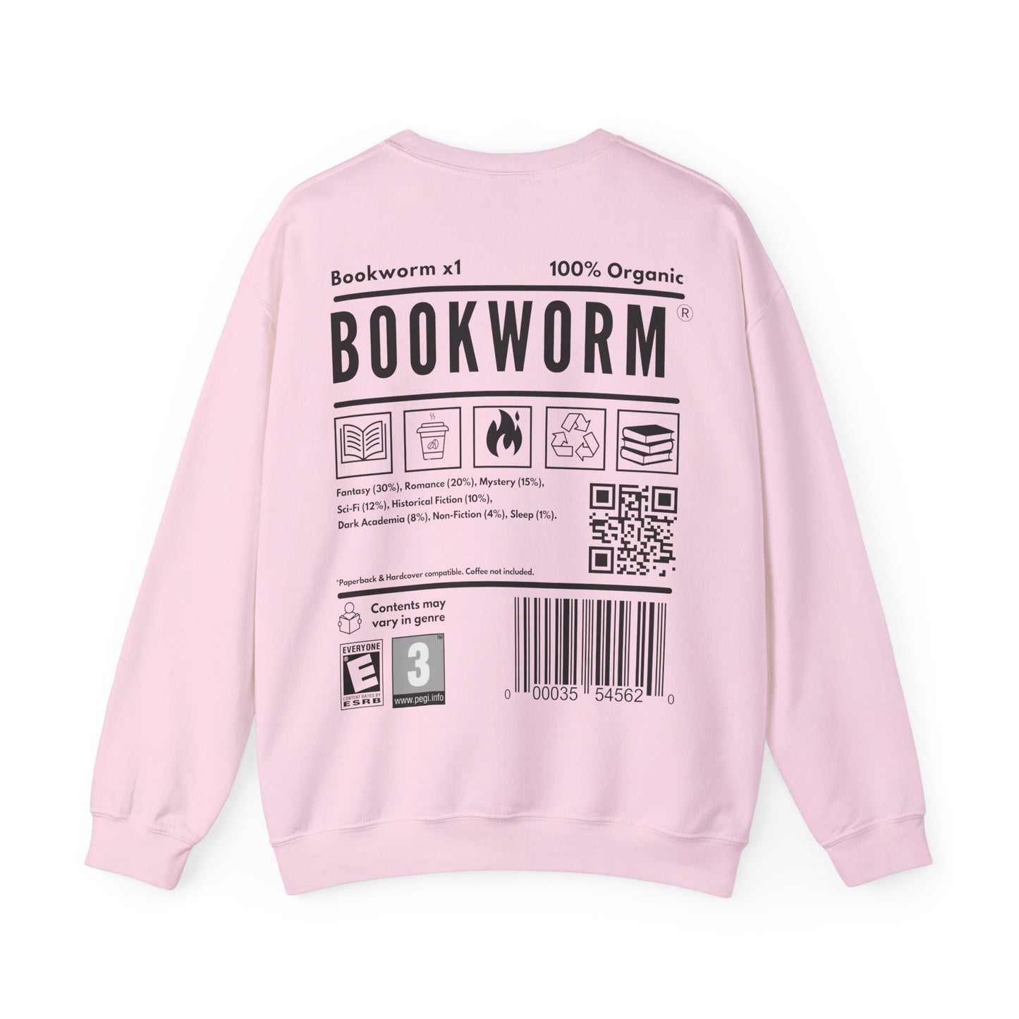 Bookworm Barcode Sweatshirt