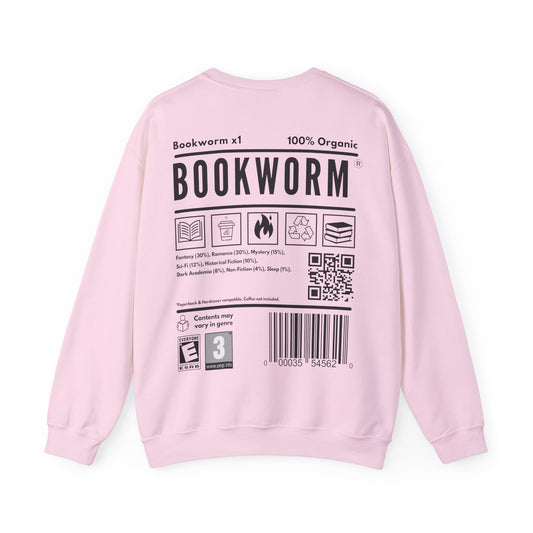 Bookworm Barcode Sweatshirt - MagicMerchEmporium