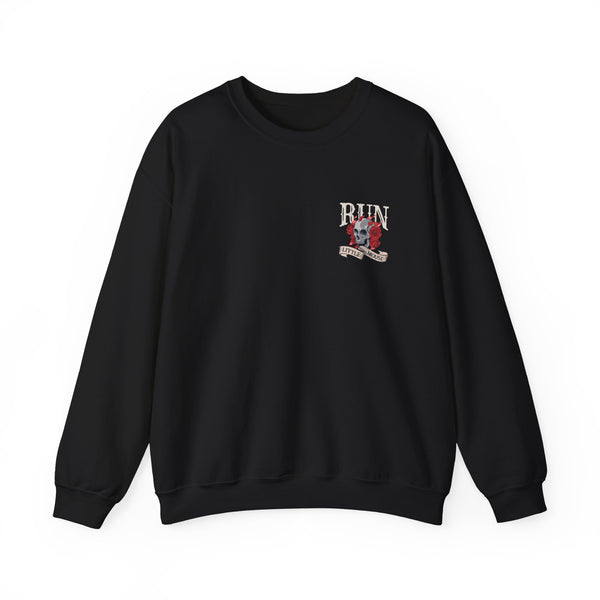 Run Little Mouse Dark Romance Sweatshirt in Black