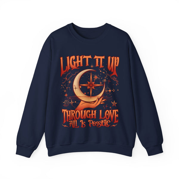 Light It Up Sweatshirt in Navy