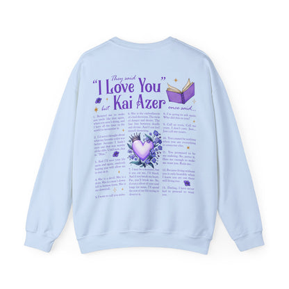 Kai Azer “I Love You” Sweatshirt