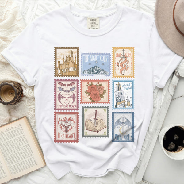 Maas Fandom Stamp Tee in White