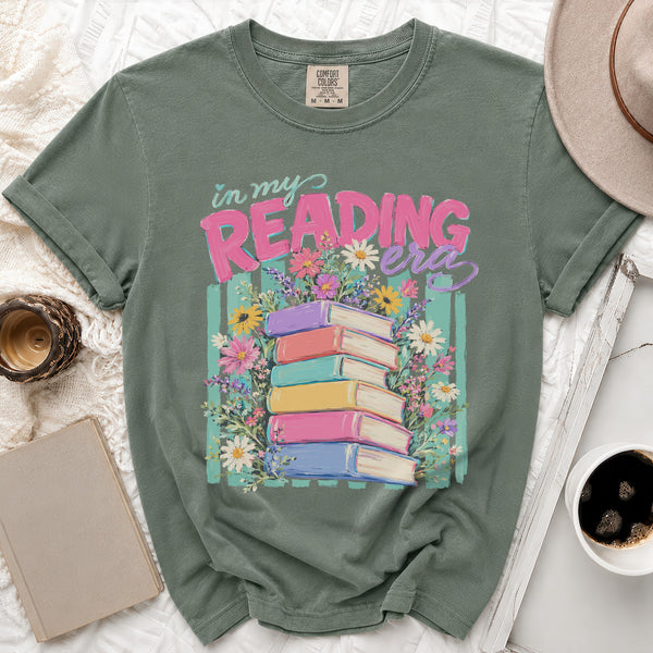 Reading Era Tee in Moss