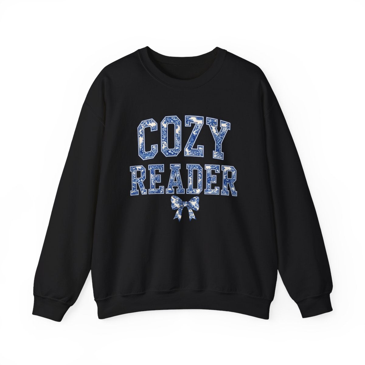 Cozy Reader Black Sweatshirt