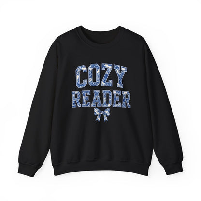 Cozy Reader Black Sweatshirt