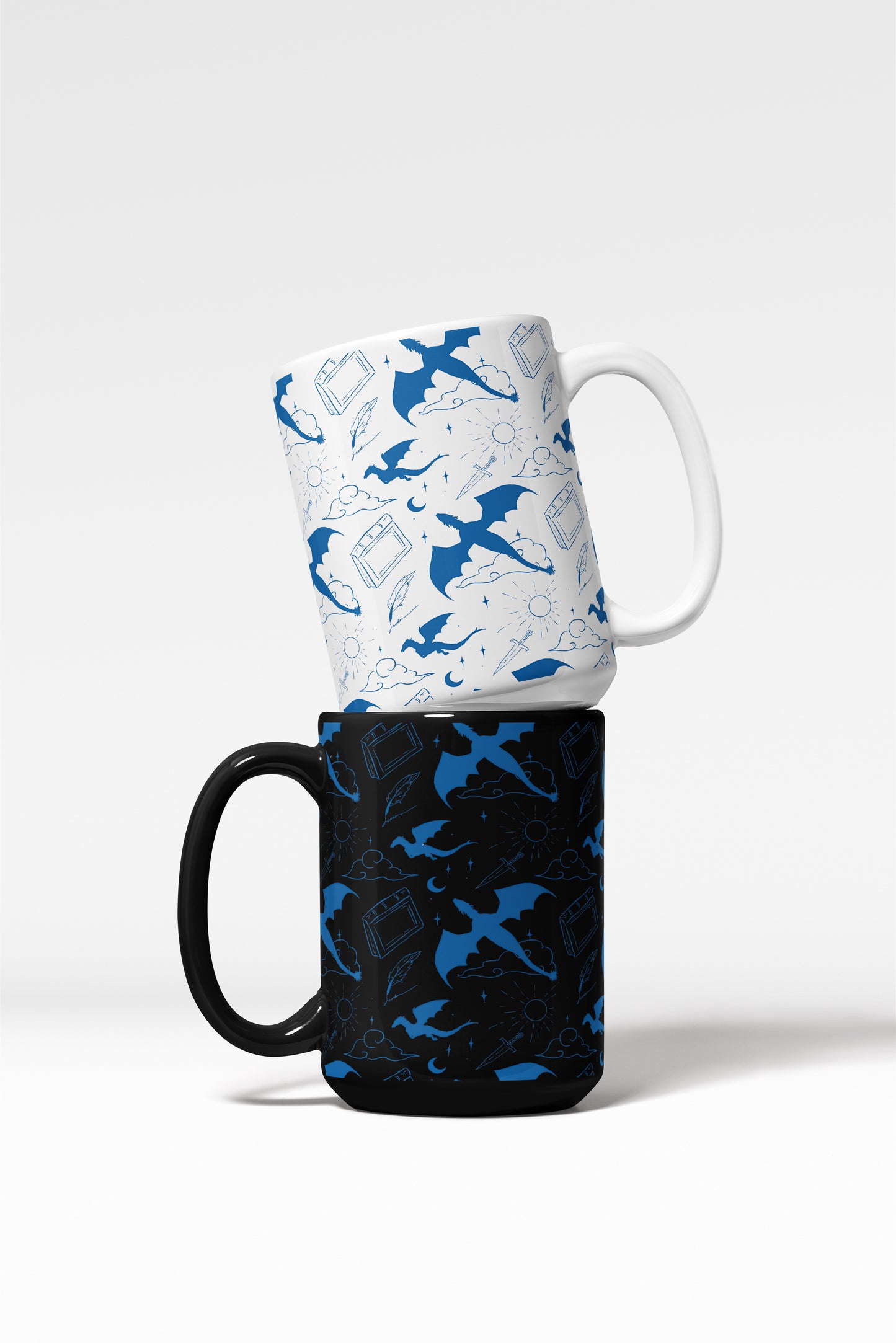 💙 "Fourth Wing Dragon Mug – Unleash the Magic in Every Sip!" 🐉✨