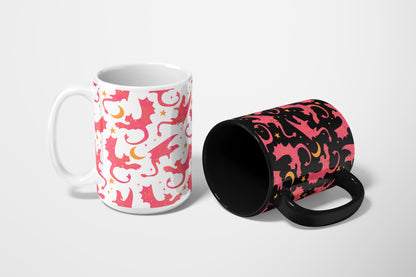 🌟 "Pink Dragon Mug – Romantasy Edition" 🐉✨