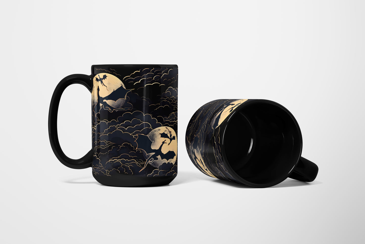 🌕 "Moonlit Dragon – Romantasy Mug" 🐉✨