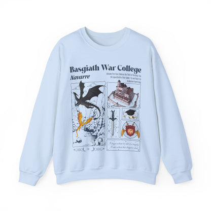 "Basgiath War College" Fourth Wing Sweatshirt - MagicMerchEmporium